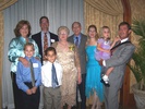 Lila & Glenn with family: Peggy, Tom, Glenn, Meg, Victoria, Art>back
Jaret, Harrison